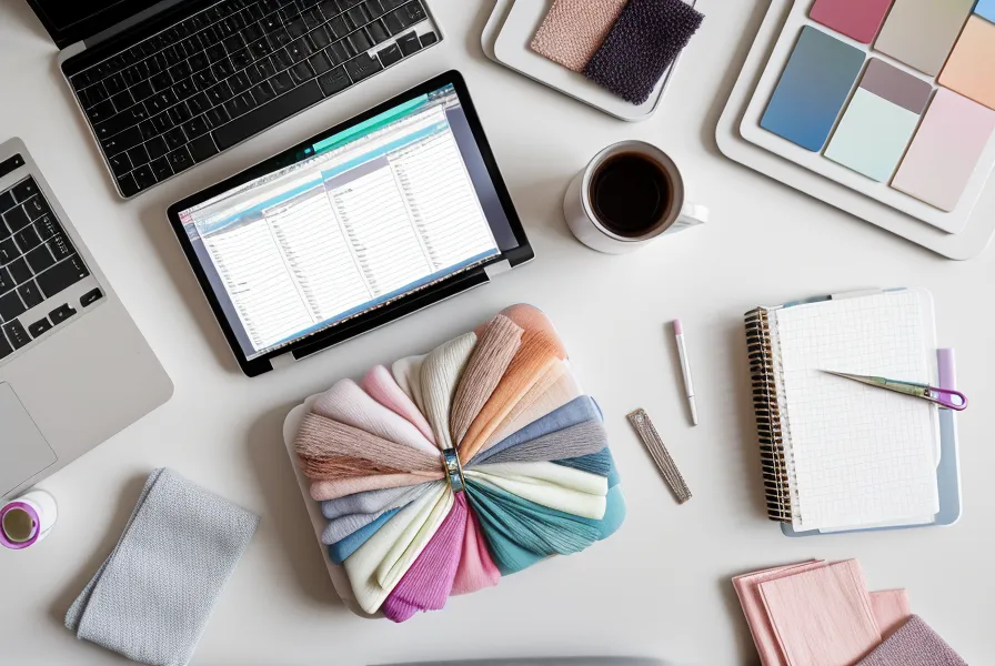 Puesto de trabajo de una colorista gestionando su marca personal