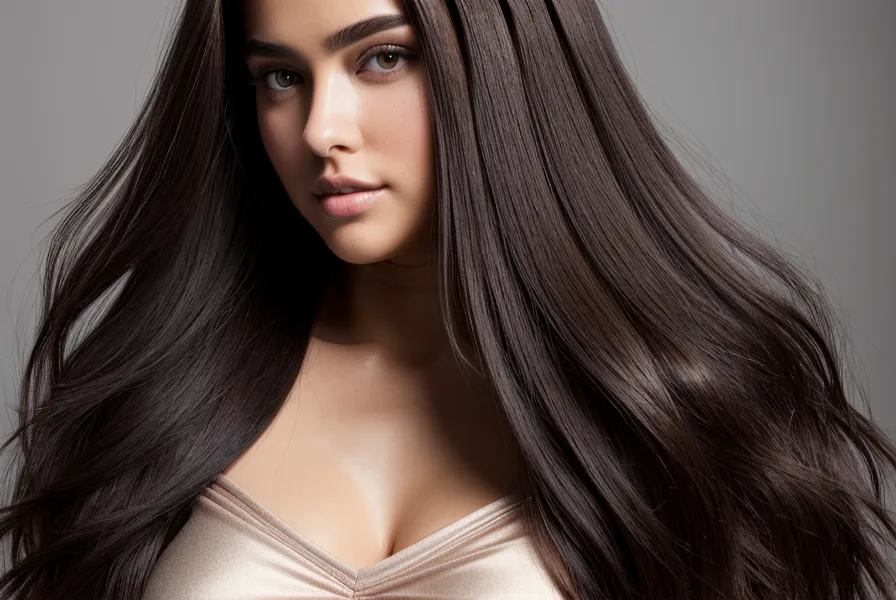Seccionado profesional de cabello denso utilizando pinzas de alta presión